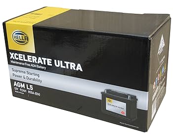 ABA-221179 ヘラー Xcelerate UItra AGM AGM 欧米車/船 AGM 12V バッテリー AGM L4 HELLA XCELERATE ULTRA G&Yu